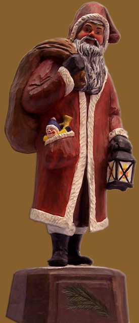 Weihnachtsmann 33cm hoch