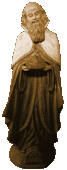 Krippenfigur "K&ouml;nig mit haltender Krone"